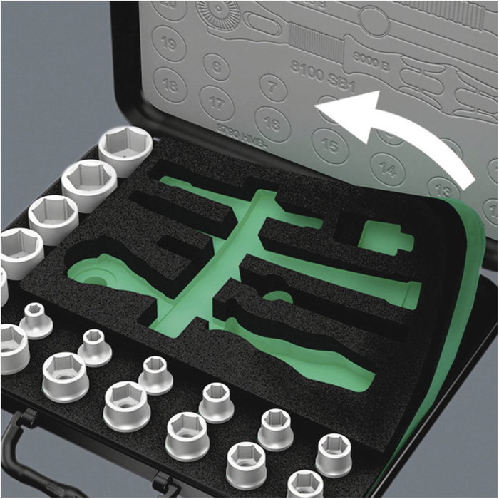Wera Zyklop Speed Ratchet Set 1/4 drive Wera Zyklop Speed Ratchet Set 1/4 drive