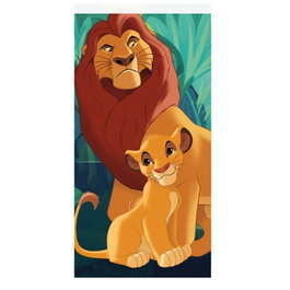 DISNEY - Toaille Le Roi Lion en Microfibre - Dimensions 70x140 cm