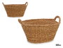 Giftdecor Cesto Asa Ovalado 60x28x40 cm Marron Alge de mer 20L (Set de 6)