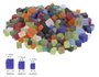 Innspiro Mélange de perles en verre cube glacé 4-6-8mm 300g