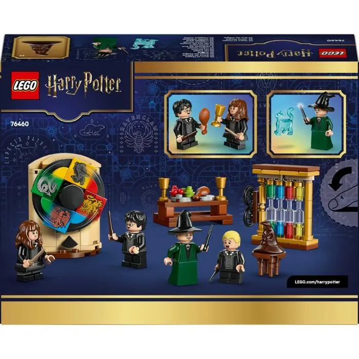 LEGO Harry Potter 76460 Le Château de Poudlard : la Cérémonie du Choixpeau Magique - Jouet de Construction
