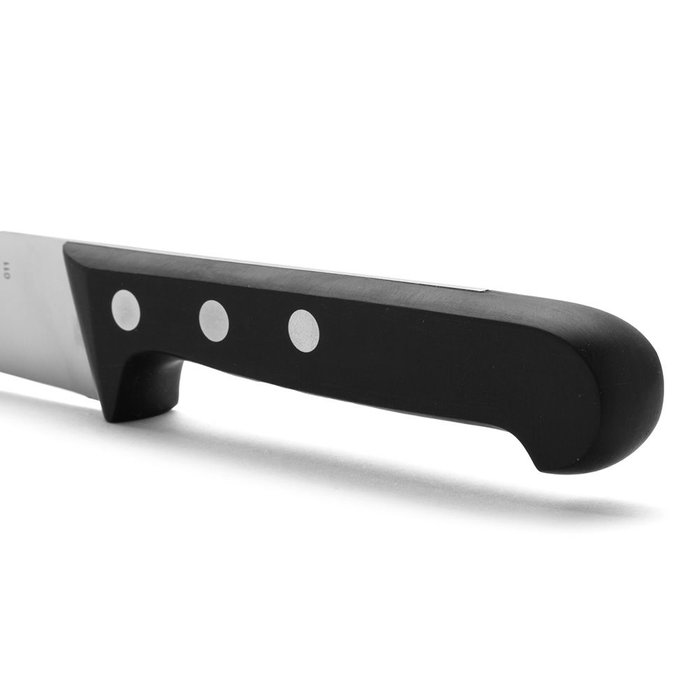 Couteau de cuisine Arcos Noir Argenté Acier inoxydable Couteau de cuisine Arcos Noir Argenté Acier inoxydable