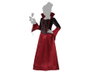 Disfraz Vampiresa - Déguisement Vampiresse Enfant Élégant Halloween Fille Drácula, Taille 3-4 Ans, Noir en Polyester