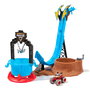 Spin Master Monster Jam Mud Blasters - Jouet de changement de couleur Monster Mutt Dalmatian - Camion 1:64 avec circuit de boue et d'eau - Dès 3 ans