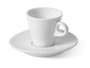 VESSIA Taza Cafe Larga 90ml Blanco