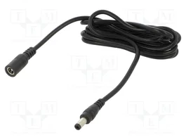 POS Câble d'alimentation DC ovale 1,5m DC 5,5/2,5
