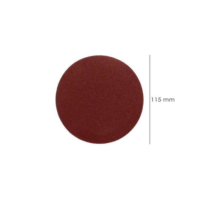 WOLFPACK LINEA PROFESIONAL Disques abrasifs à velcro 115 mm Grain 120, pack de 10