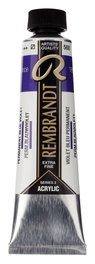 Rembrandt Peinture Acrylique Tube 40 ml Violet Bleuâtre Permanent 568
