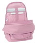 Safta Munich Basics Sac à dos double pour ordinateur portable 15,6" USB 31x44x18 cm rose