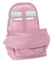 Safta Munich Basics Sac à dos double pour ordinateur portable 15,6" USB 31x44x18 cm rose