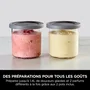 Ninja CREAMi NC302EU Machine à glace et sorbetière - 7 programmes - 2 pots 450 ml inclus - Glaces, sorbets et milkshakes maison