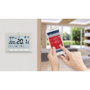 Perry 1tx cr029wifi Thermostat WiFi 230 V Blanc avec écran LCD 4,3"