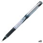 stylo à encre liquide Pilot V-BALL 7 GRIP Noir 0,7 mm (12 Unités)