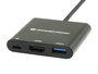 Conceptronic Adaptateur USB-C vers HDMI 3-en-1 avec USB-C PD et USB 3.0, 4K@30Hz