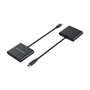 Conceptronic DONN01B Adaptateur 3-en-1 USB-C vers HDMI, USB 3.0 et USB-C PD Noir