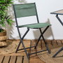 Home Deco Factory Chaise pliante Elba caqui
