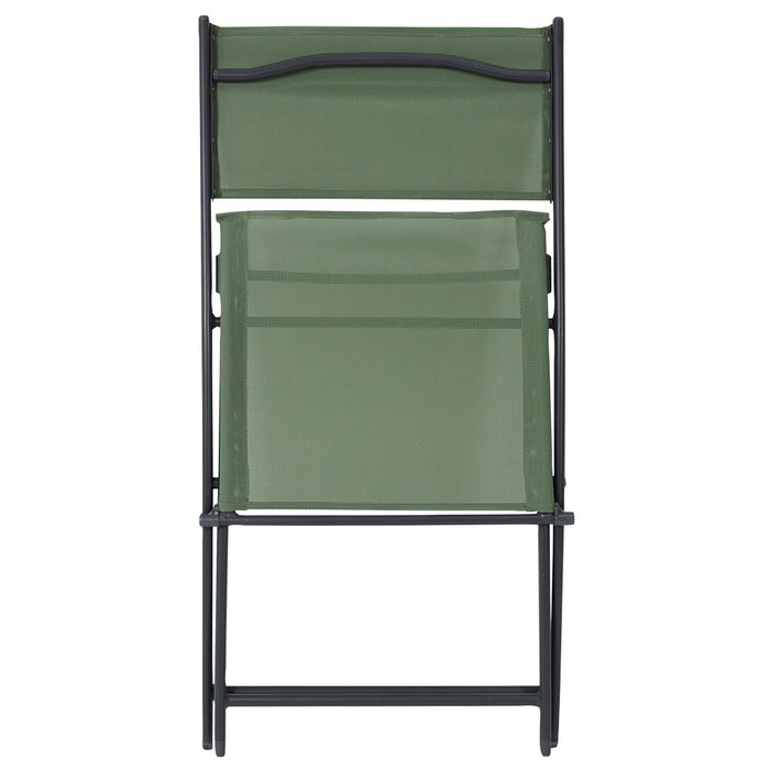 Home Deco Factory Chaise pliante Elba caqui