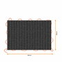 Black & Decker Housse pour remorque 2 x 3 m