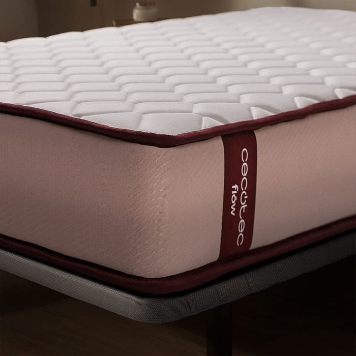 Matelas en mousse à mémoire Cecotec Flow PureVital 1900 105x190 cm mi-ferme matelassé Matelas en mousse à mémoire Cecotec Flow PureVital 1900 105x190 cm mi-ferme matelassé