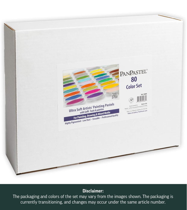 Panpastel PanPastel 80 - Gamme Complète de Couleurs Originales avec Outils Sofft et 4 Palettes