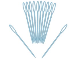 Innspiro Agujas de plástico azules 9,2cm lot de 12