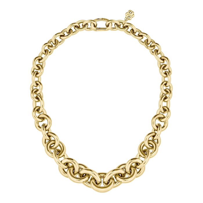 Boss Collier en acier inoxydable doré 41cm Boss Collier en acier inoxydable doré 41cm