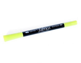 Tsukineko Fabrico Markers Marqueur Textile Translucide Green Apple Double Pointe
