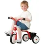 Smoby Rookie Tricycle Enfant - Cadre et guidon métal - Robuste et confortable - 58 x 41 x 50.5 cm - Rouge - 3 roues - À partir de 2 ans