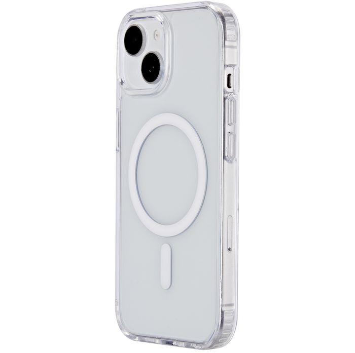 eSTUFF Coque hybride magnétique BERLIN pour iPhone 15 Plus - Transparente