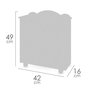 Decuevas - Armoire en bois pour enfant - Age minimum 3 ans - Assemblage nécessaire - Matériaux: métal, plastique, polyester