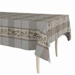 Exma Rouleau de nappe en PVC beige-marron 1,40 x 25 m