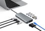 eSTUFF Station d'accueil mobile USB-C 12-en-1 à triple affichage