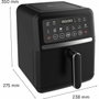 Little Balance Crousty Light Friteuse sans huile 5L, Noir