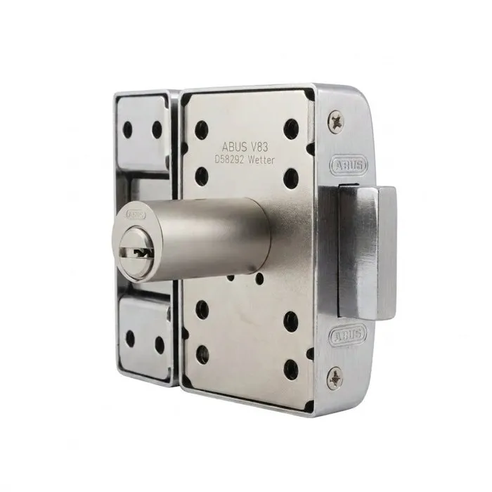Abus Verrou de porte haute sécurité VP12R CC 45 F9 - Acier brossé