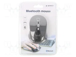 GEMBIRD Souris sans fil optique noir, argent