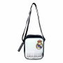 CYP BRANDS Bandoulière Real Madrid, Sac à bandoulière avec fermeture éclair, 17x9x21 cm, Grande capacité