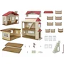 Sylvanian Families - Maison éclairée et modulable avec pièce secrète - 5708 - Jouet de maison de poupée à construire et à éclairer