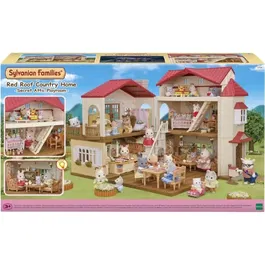 Sylvanian Families - Maison éclairée et modulable avec pièce secrète - 5708 - Jouet de maison de poupée à construire et à éclairer