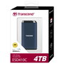 Transcend ESD410C SSD Externe 4 To Bleu