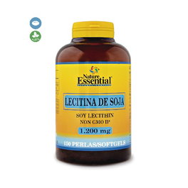 NATURE ESSENTIAL Lecitina de soja 1200mg, 150 perlas