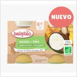 BABYBIO Yaourt Bio Coco Mango Piña 2x130g