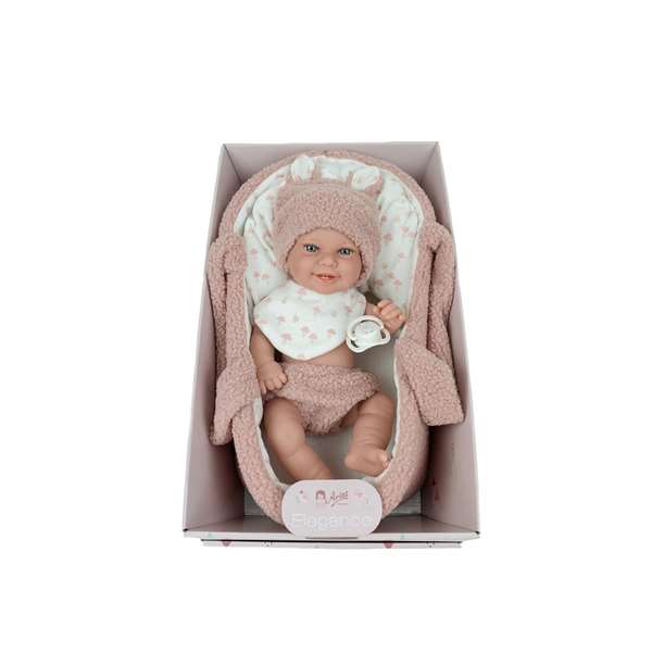 Muñecas Arias Poupée Elegance 33 cm Babyto rose avec nacelle corps vinyle fille, 3-99 ans Muñecas Arias Poupée Elegance 33 cm Babyto rose avec nacelle corps vinyle fille, 3-99 ans