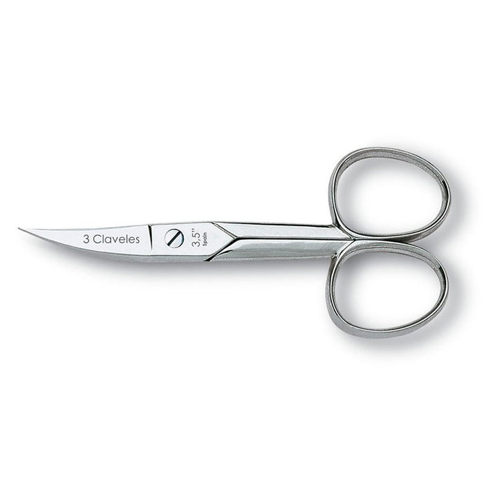 Tres Claveles Ciseaux à ongles incurvés 3,5 pouces Tres Claveles Ciseaux à ongles incurvés 3,5 pouces