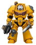 Joy Toy (CN) Warhammer 40,000 figurine Imperial Fists Terminator avec épée de puissance et bolter de tempête 14 cm