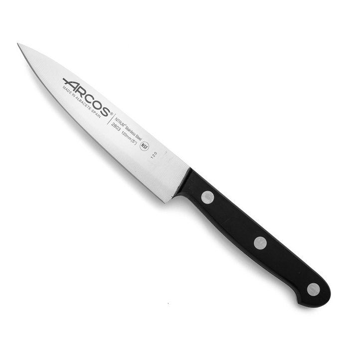Couteau de cuisine Arcos serie universal Noir Acier 12 cm Couteau de cuisine Arcos serie universal Noir Acier 12 cm