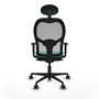 Piqueras y Crespo Chaise de Bureau 1D036N1 Turquoise