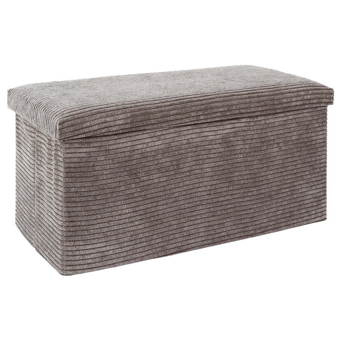 Home Deco Factory Pouf Pliant Scott Taupé