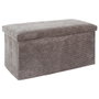 Home Deco Factory Pouf Pliant Scott Taupé