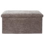 Home Deco Factory Pouf Pliant Scott Taupé