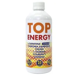 JUST AID Top Energy Boisson Énergétique au Citron - 500 ml - Sans Réfrigération avec L-Carnitine et Vitamine C